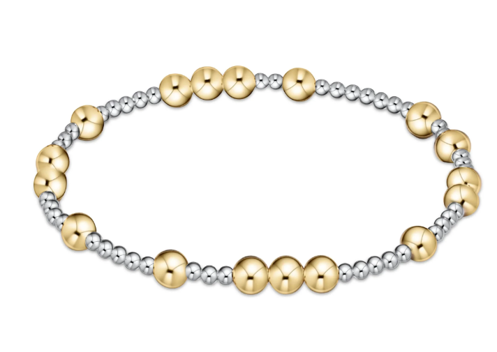 BHOPUNWMXM5 Hope Unwritten 5mm Bead Bracelet - Mixed Metal