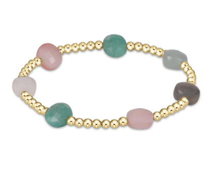 BADG3HOTM Admire Gold 3mm Bead Bracelet - Hot Mess