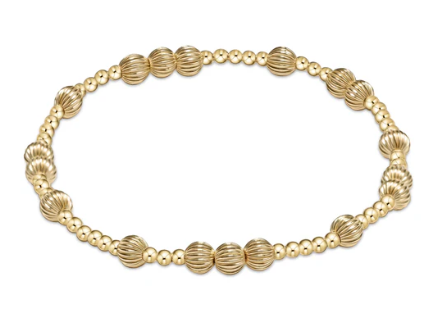 BHOPUNWDIGG5 Hope Unwritten Dignity 5mm Bead Bracelet - Gold