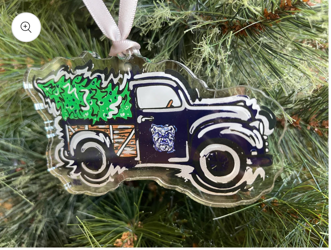 Butler Christmas Truck Ornament