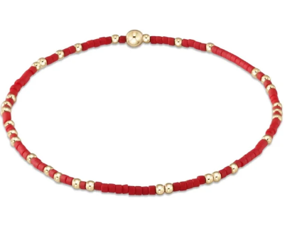 BGDHOPUNWBRR Hope Unwritten Bracelet - Bright Red