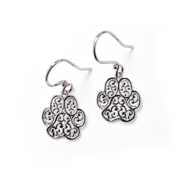 E576 Lucy Paw Earrings