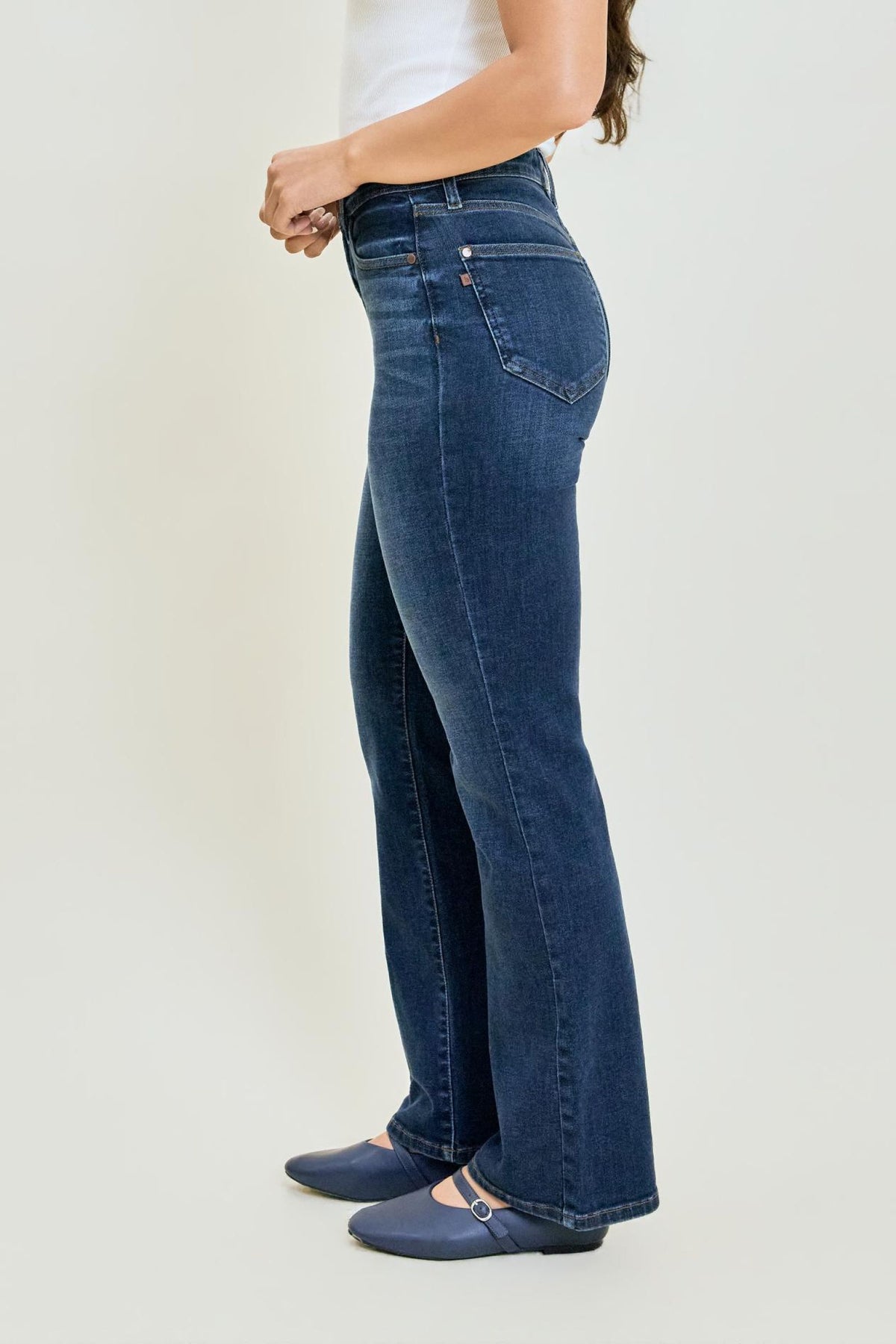 82774 High Waist Boot Jean