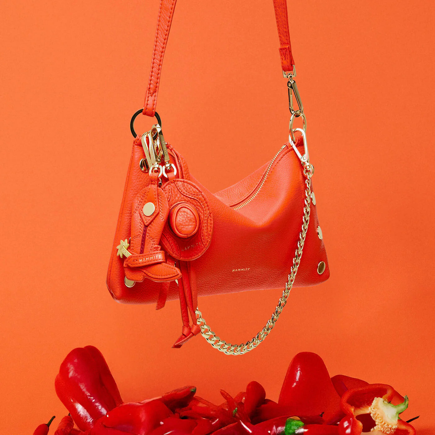 PREORDER! Lauri Boot Charm Habanero/Gold