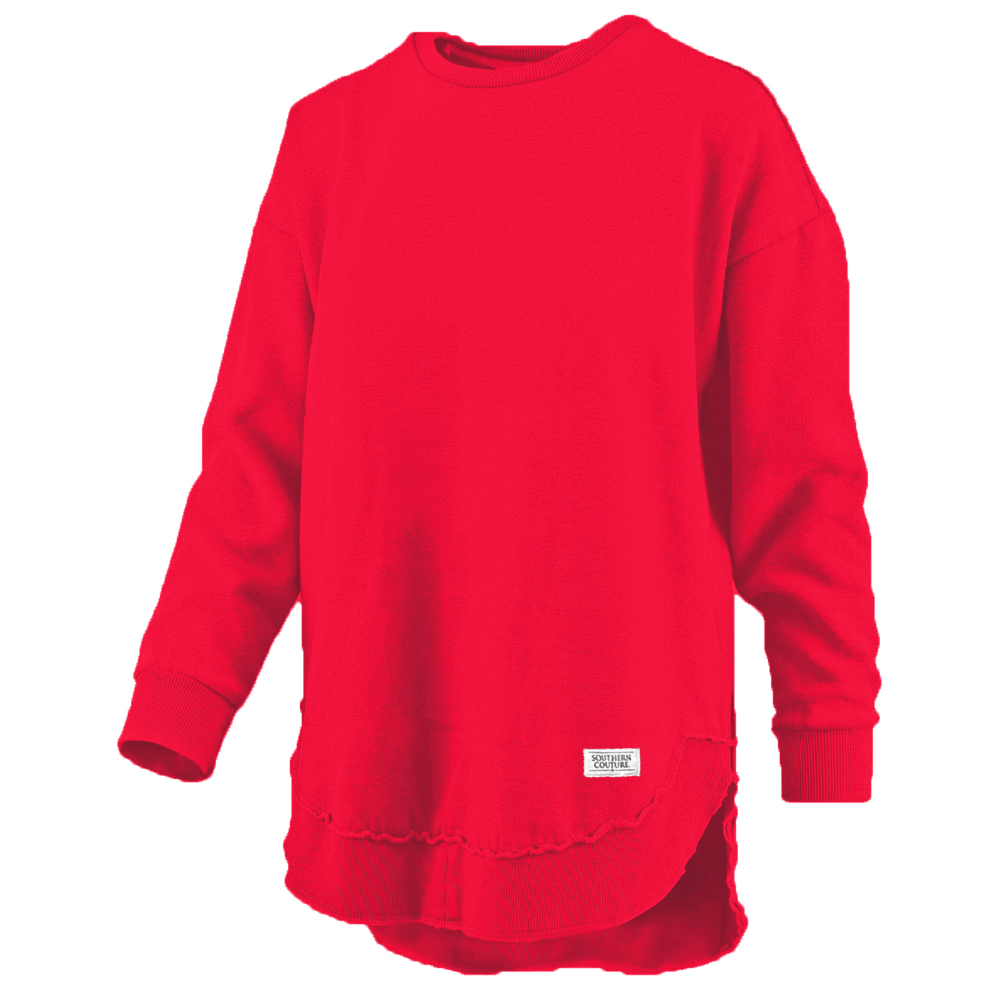 Comfy Round Here Sweatshirt Red