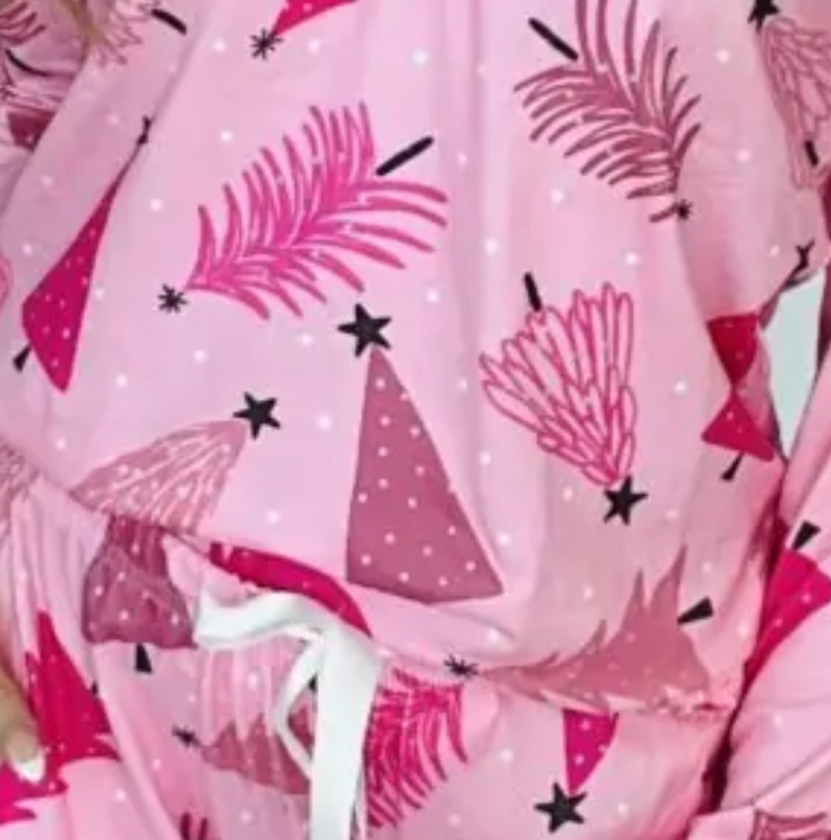Pink Tree Jogger PJ Set Kids