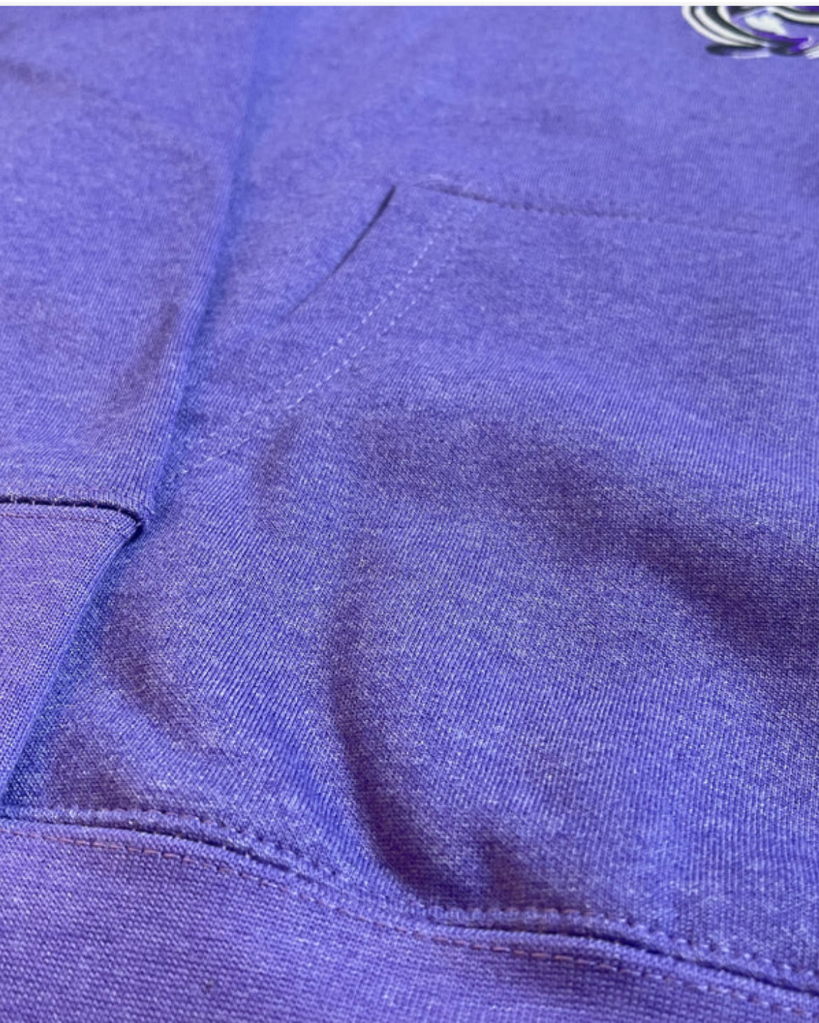 Justin Patten Brownsburg Heather Purple Hoodie