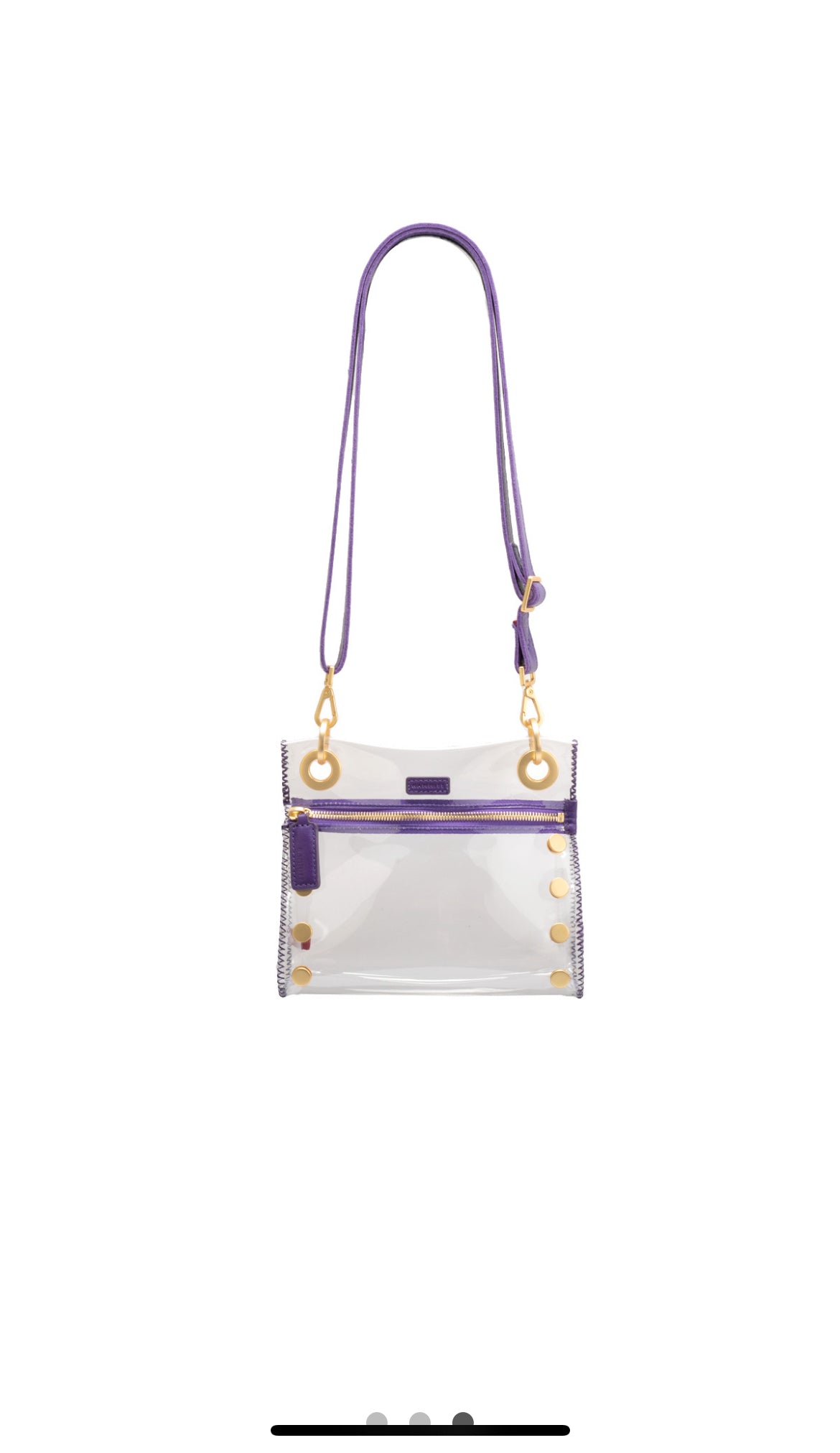 Tony Small Clear Game Day Purple/Brushed Gold*