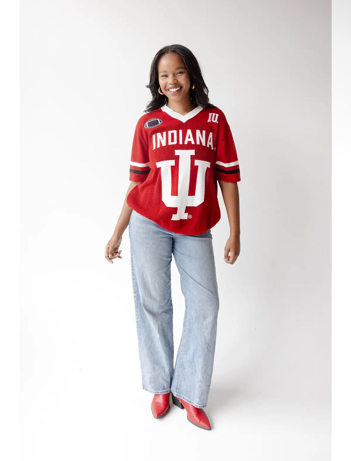 Indiana Sideline Sweater Jersey Crimson
