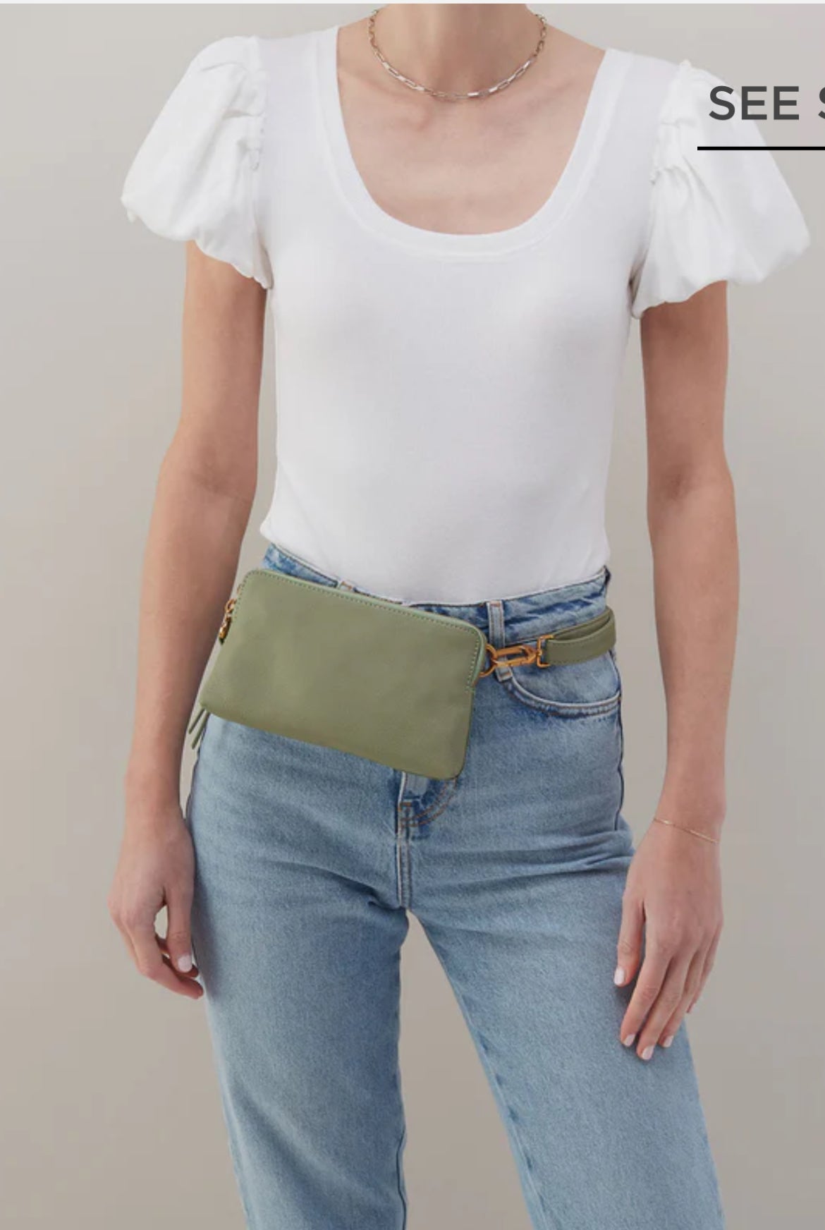 SO-82481WTCR Fern Slim Belt Bag