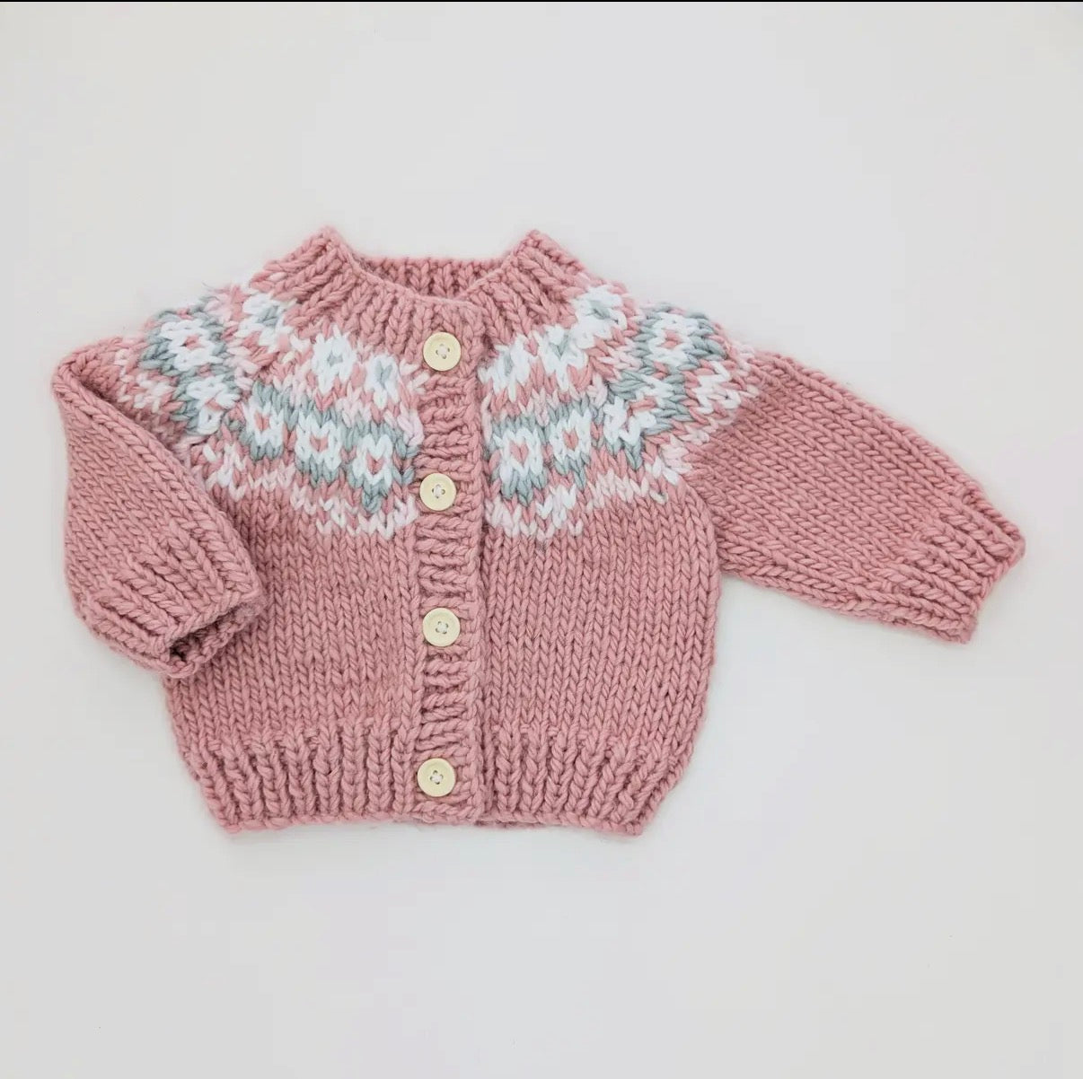 Fairisle Rosy Cardigan