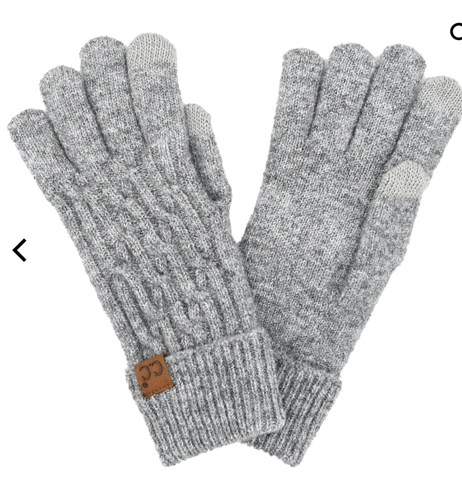Chain Link Cable Cuff CC Beanie Grey