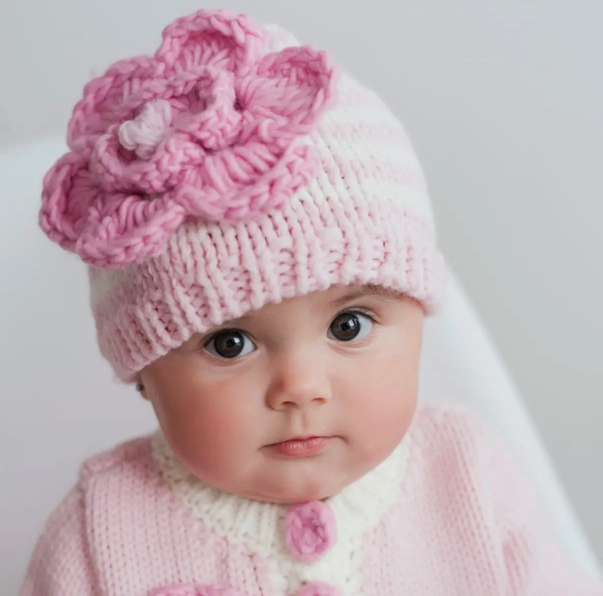 Parfait Pink Ziggy Beanie Sm 0-6 Mo