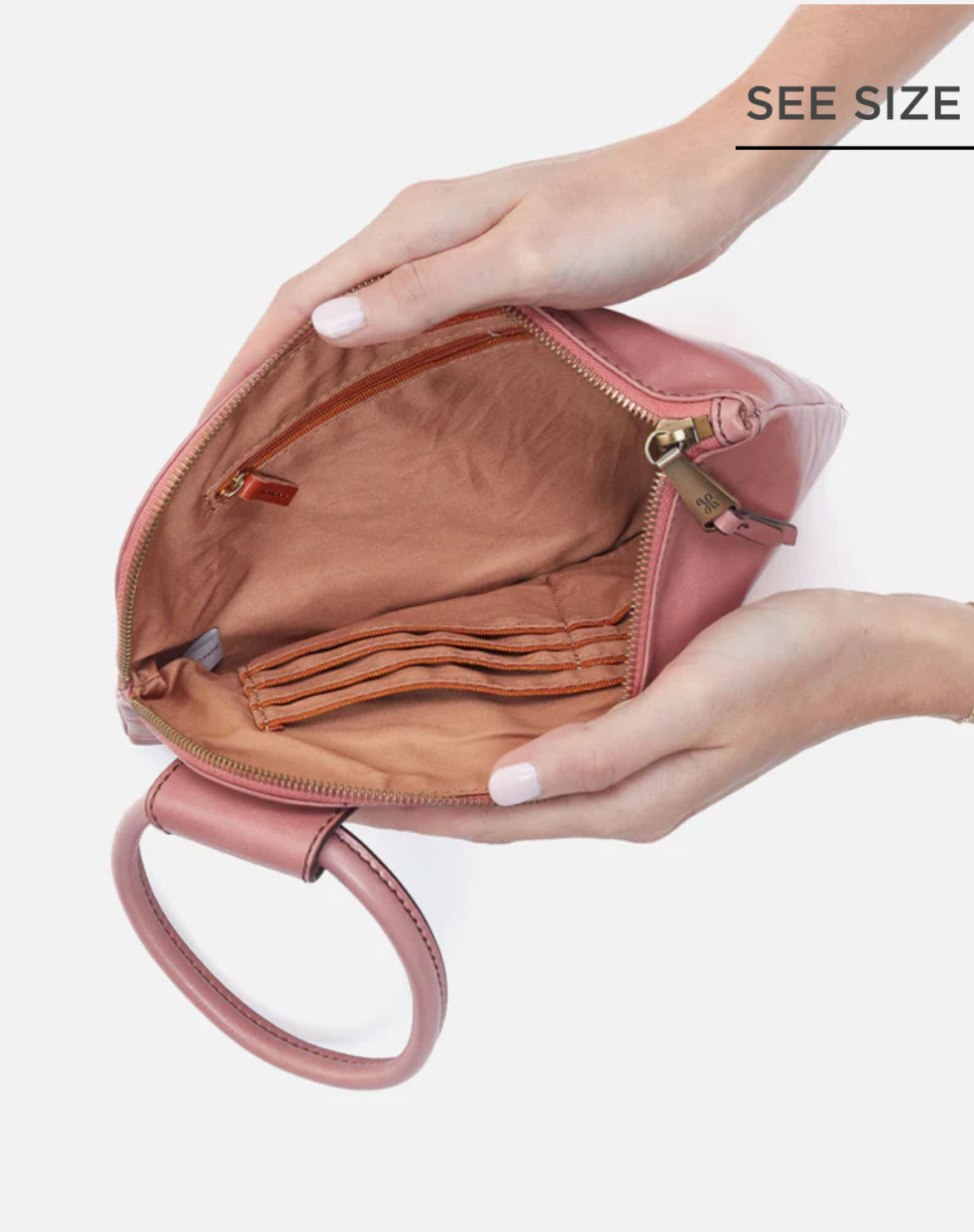 VI-35036ROSE Sable Wristlet Rose