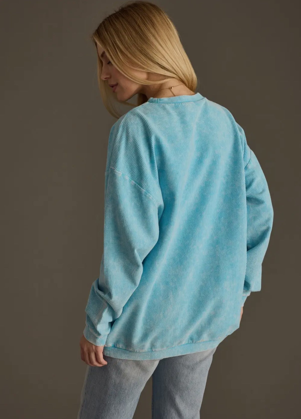 Drink on a Boat Ribbed Sweatshirt