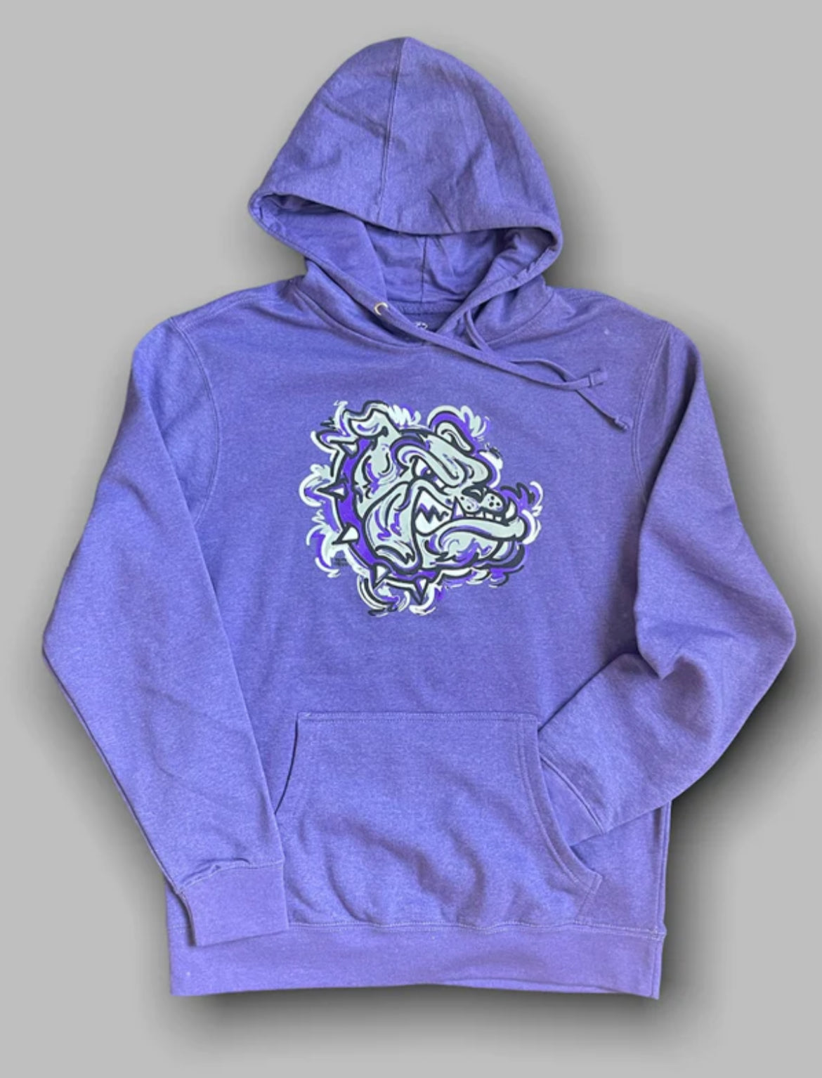 Justin Patten Brownsburg Heather Purple Hoodie