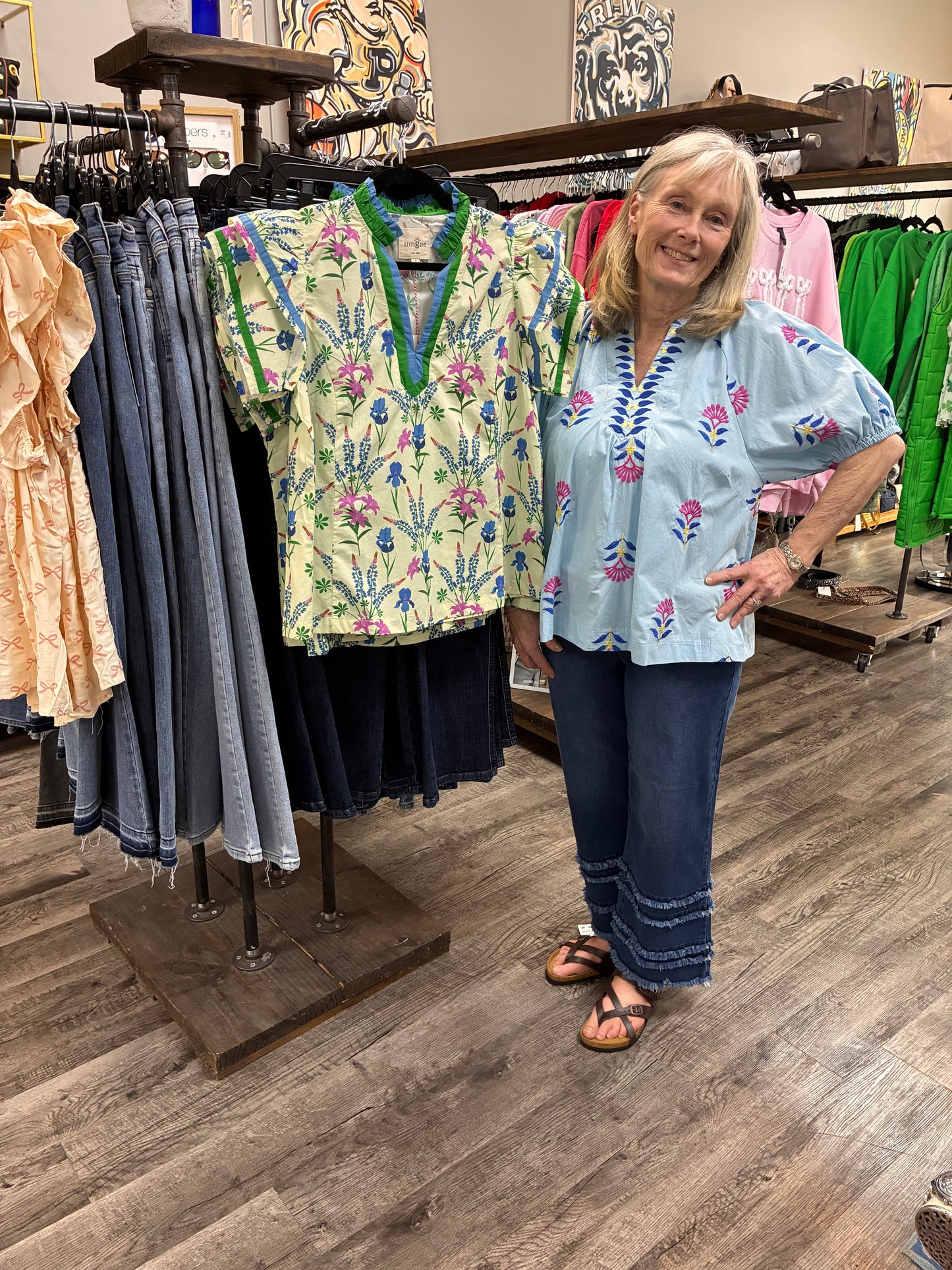 Ethyl P8MED 3 Tier Ruffle Jean