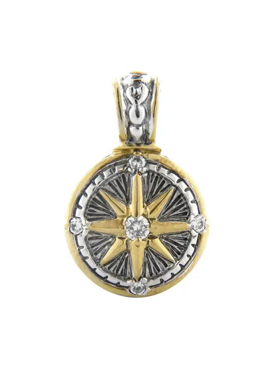 K5012-IND3 Custom 20” Indy 500 Compass Necklace