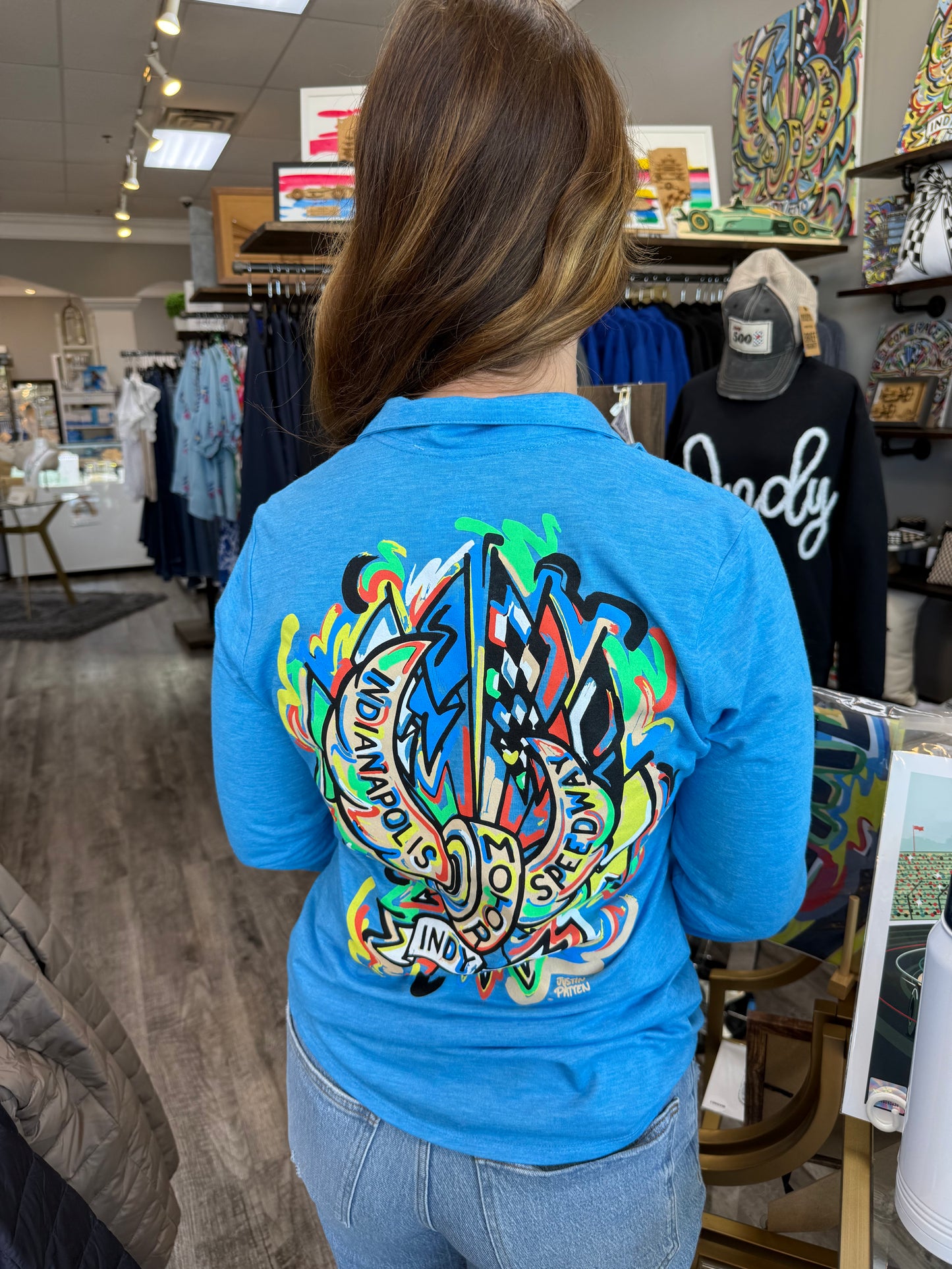 3/4 Zip Turquoise IMS