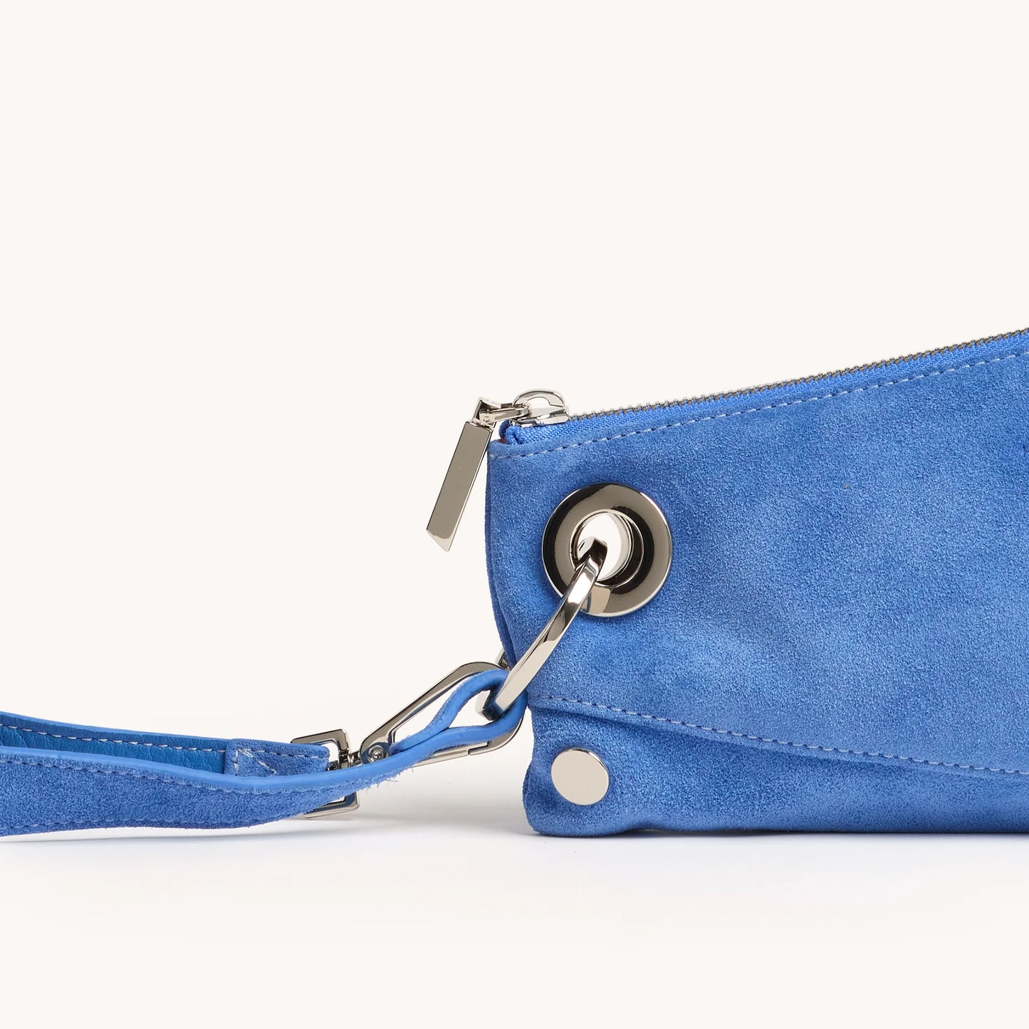 PREORDER NOW! Nash Pochette Hydrangea Suede Silver