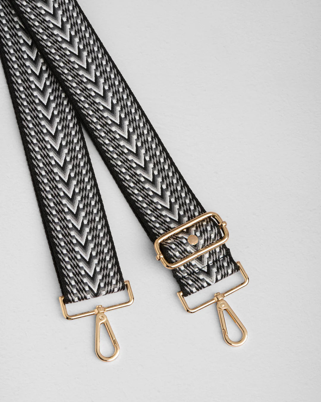 Slim City Bag Black + 2 straps (Black Weave Chain & Black Tribal Strap)
