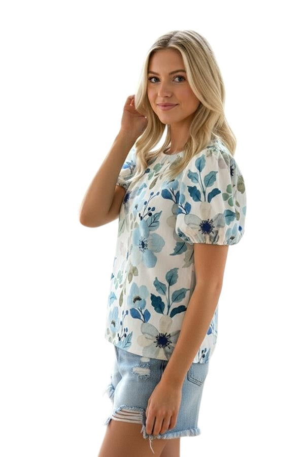 20905 Blue/Jade Top