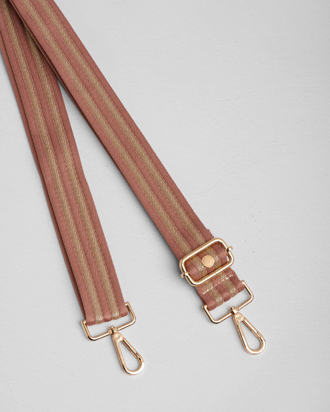 City Slim Bag Dusky Orchid + 2 straps (Dusky Orchid Glitter and Orchid/Gold Stripe)