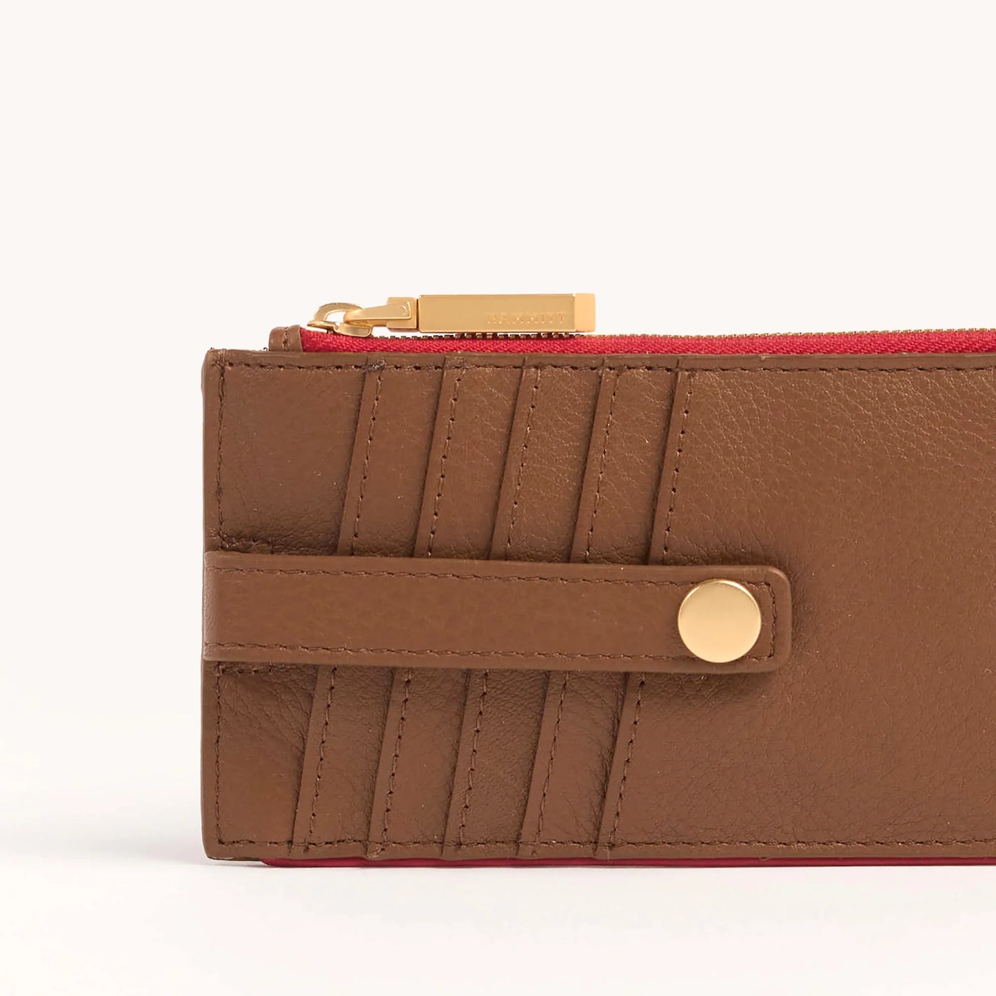 210 West Mahogany Pebble BG Red Zipper