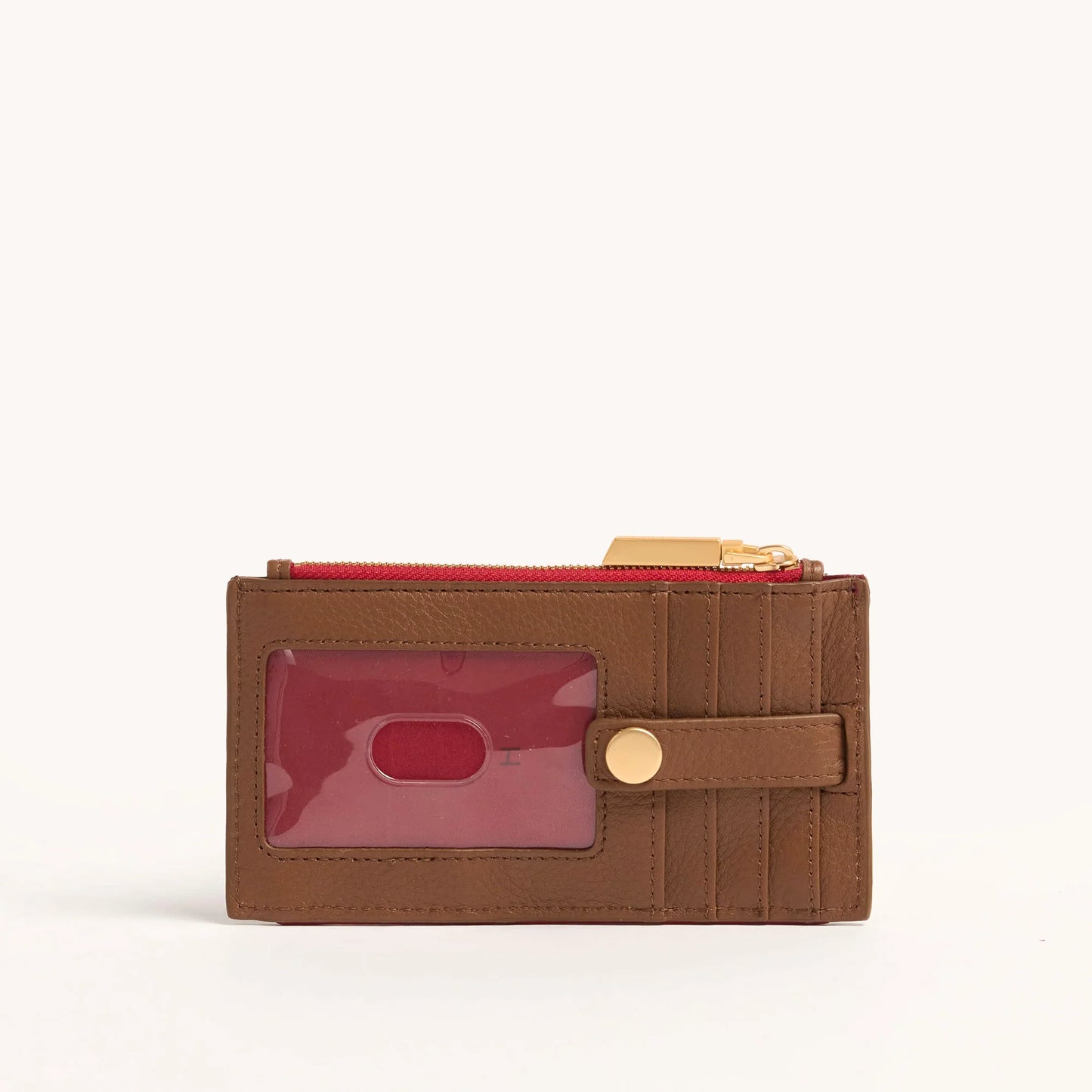 210 West Mahogany Pebble BG Red Zipper