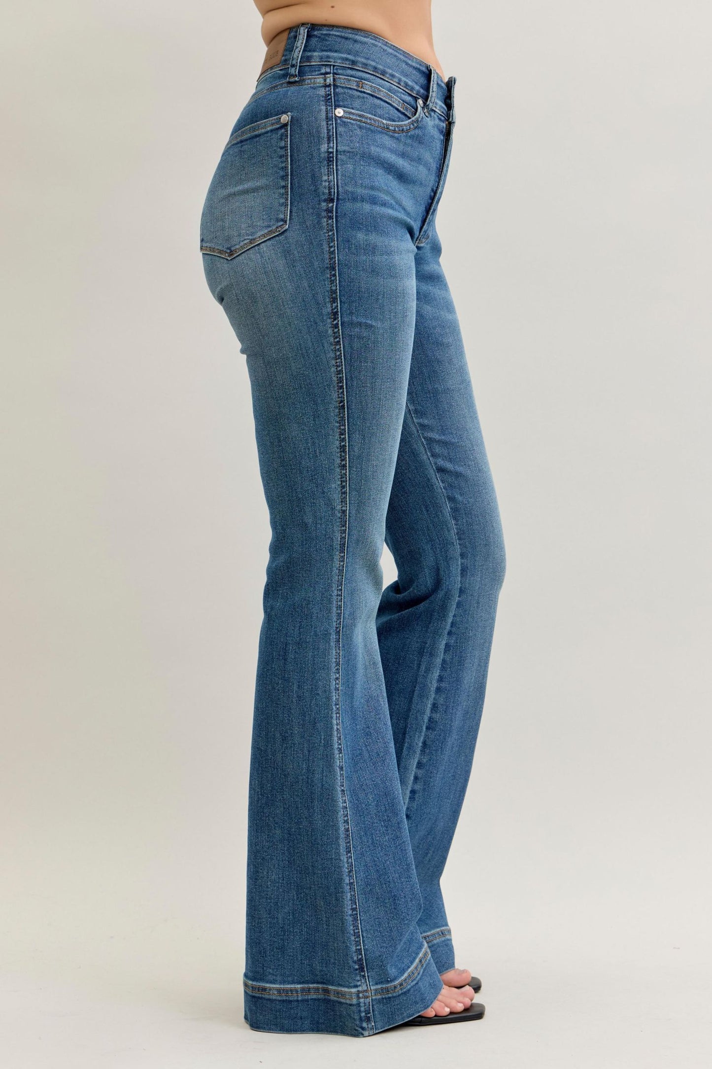 Petite Flare Tummy Control Dbl Button 881018