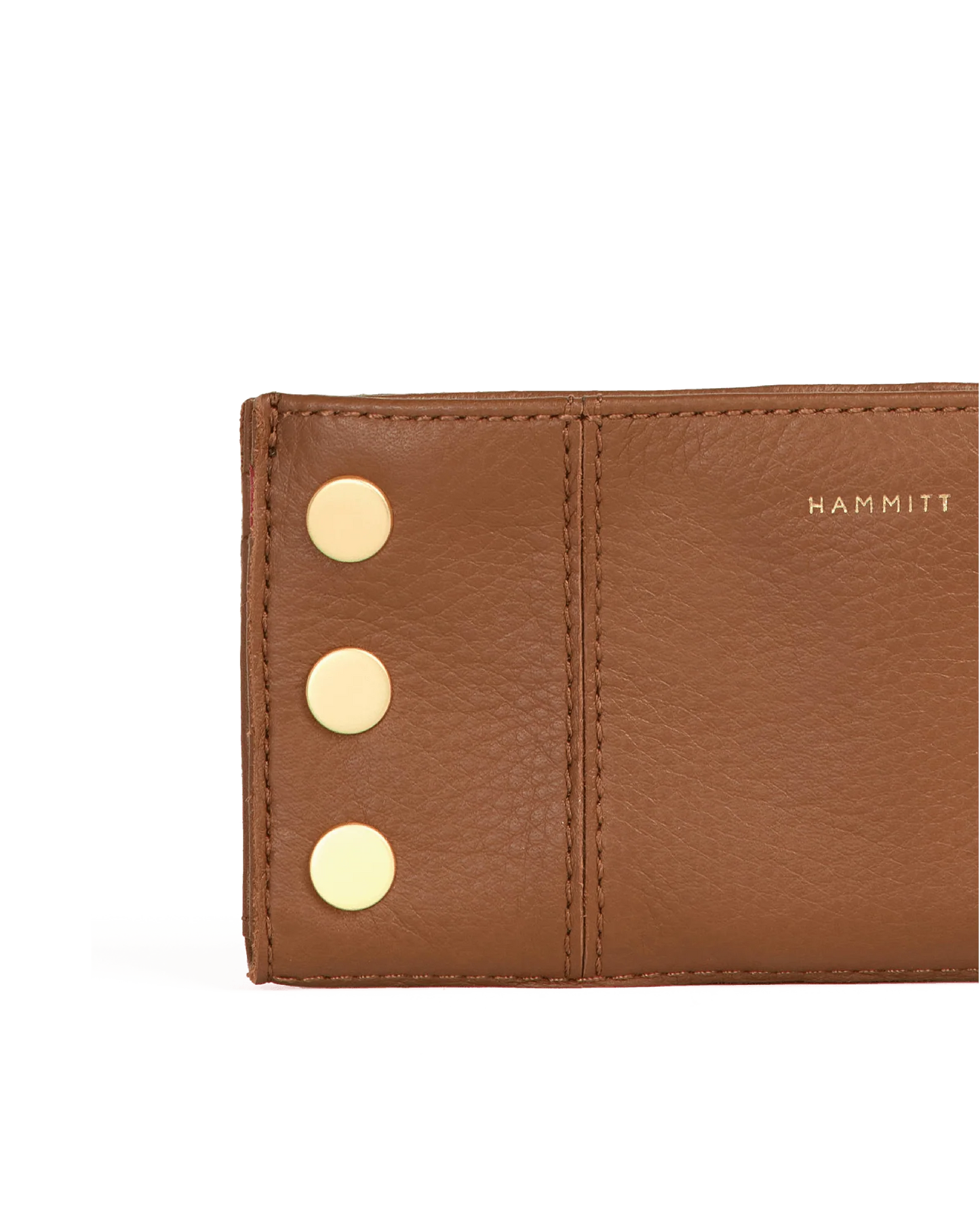 110 North Mahogany Pebble/Brushed Gold Red Zipper