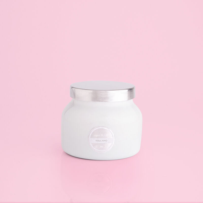 8 oz White Volcano Jar