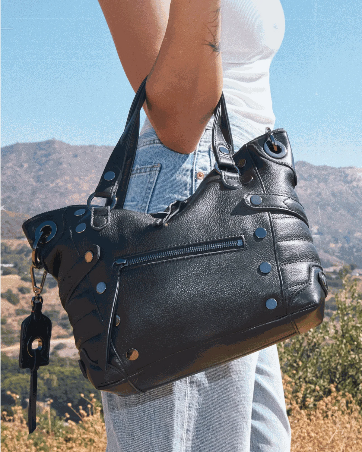 Daniel Medium Moto Black/Gunmetal