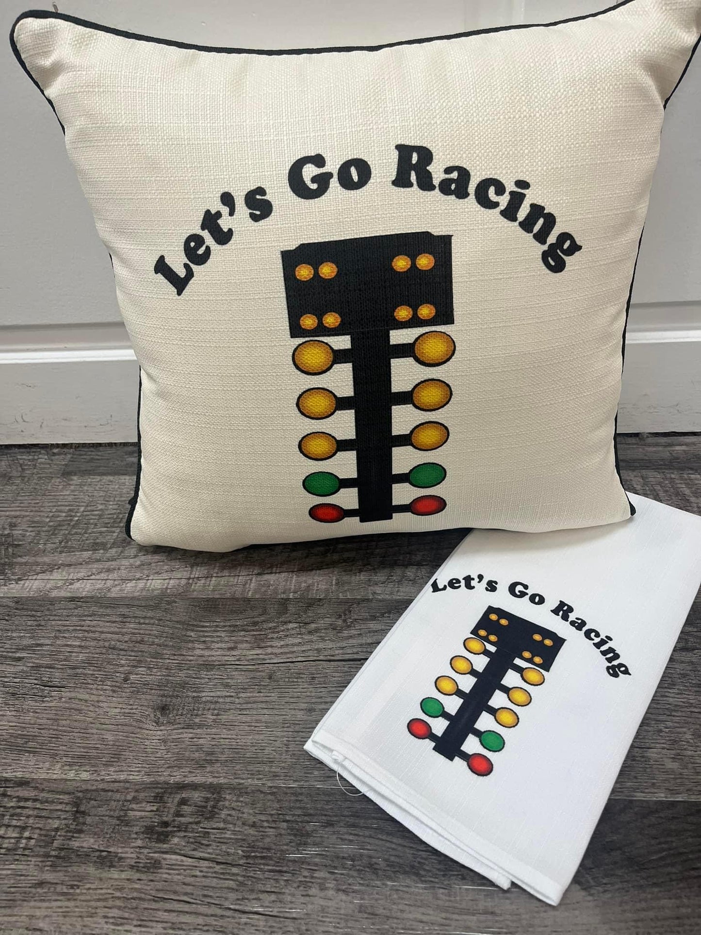 Drag Racing Pillow