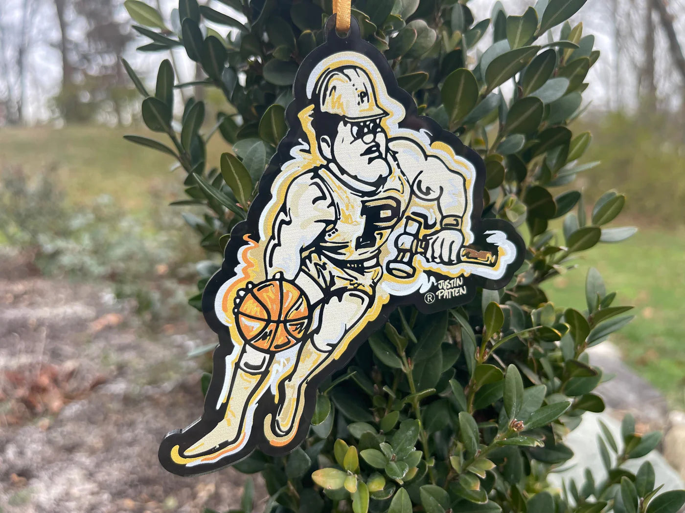 Purdue Pete Basketball Ornament