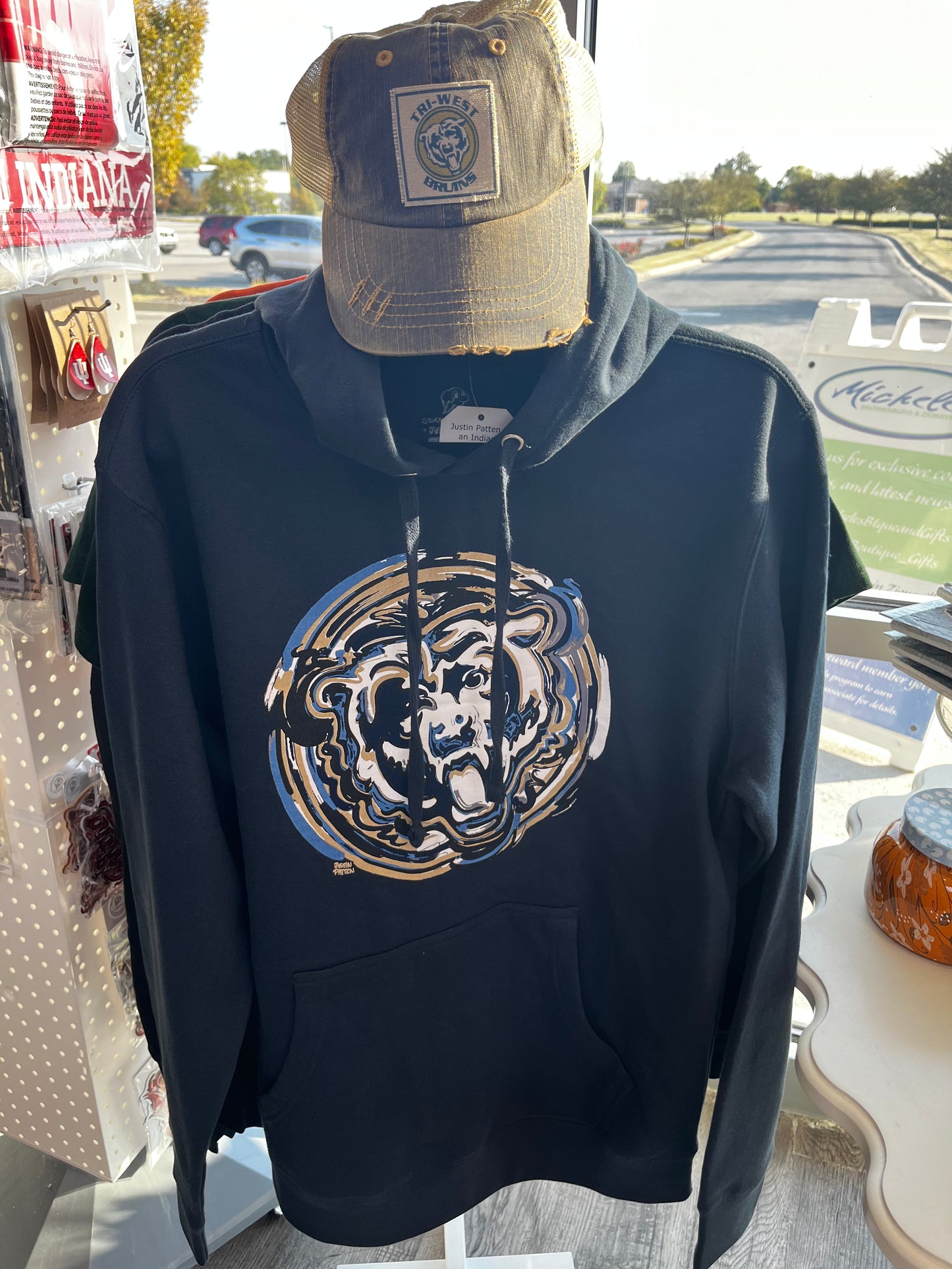 Justin Patten Tri-West Navy Hoodie
