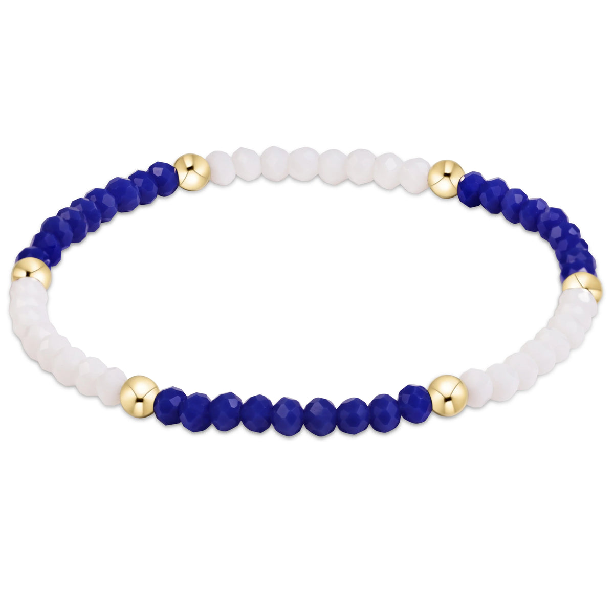 BGDFLPRESBWHI Flirty Presence Bracelet - Blue - White