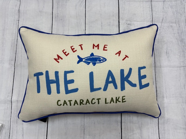 Meet me at Cataract Lake Pillow