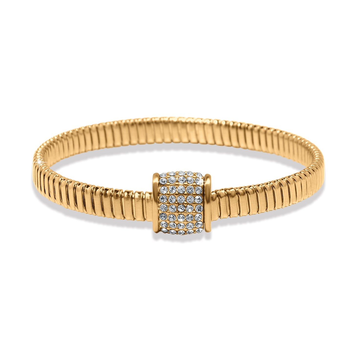 JF0348 Meridian Solis Spring Gld Bracelet