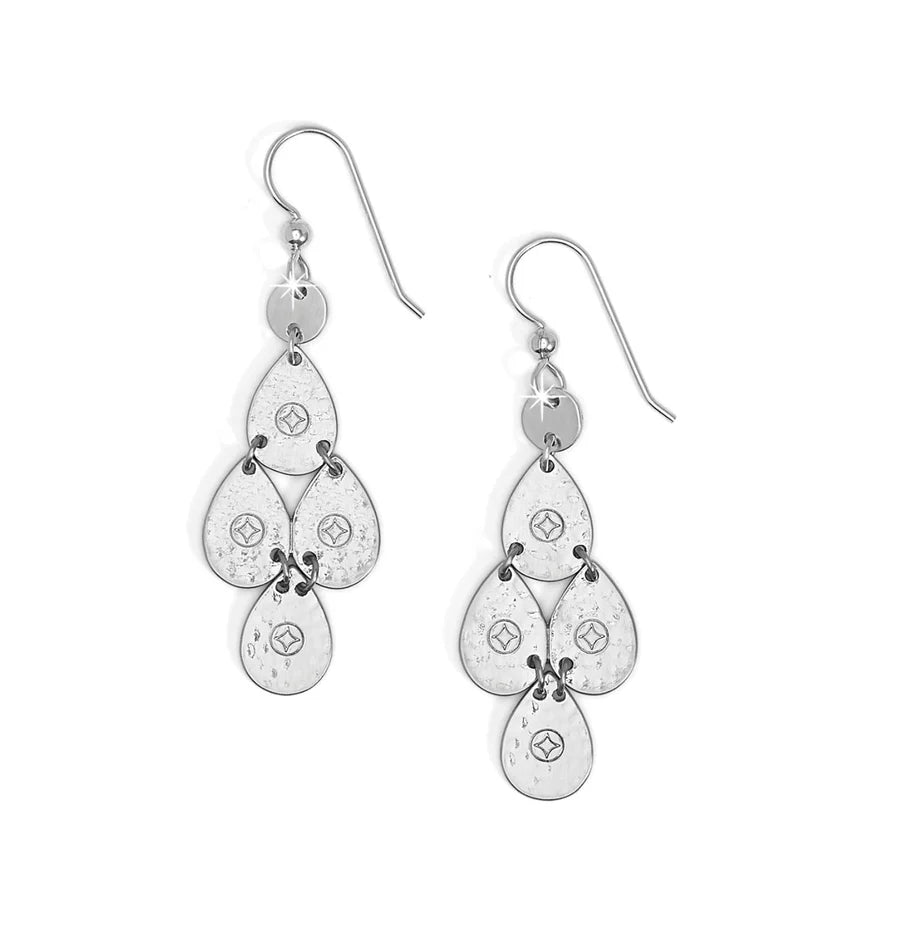 JA9976 Palm Canyon Sm Drop Silver Earrings