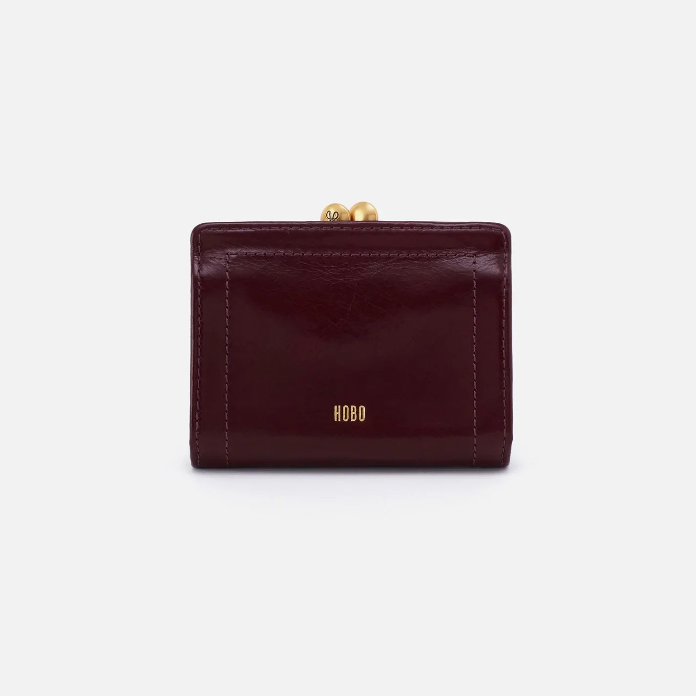 VIOLET SMALL KISSLOCK MERLOT