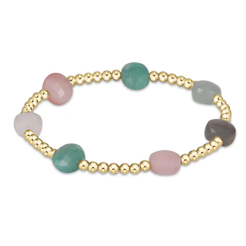 BADG3HOTMSS25 Admire Gold 3mm Bead Bracelet - Hot Mess SS25