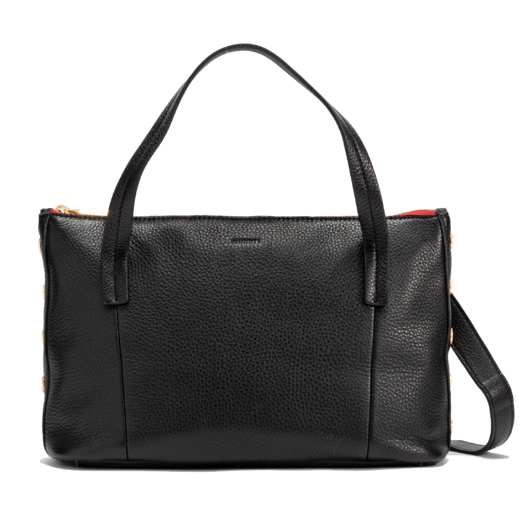 Hammitt Addie Med Black BG Red Zipper