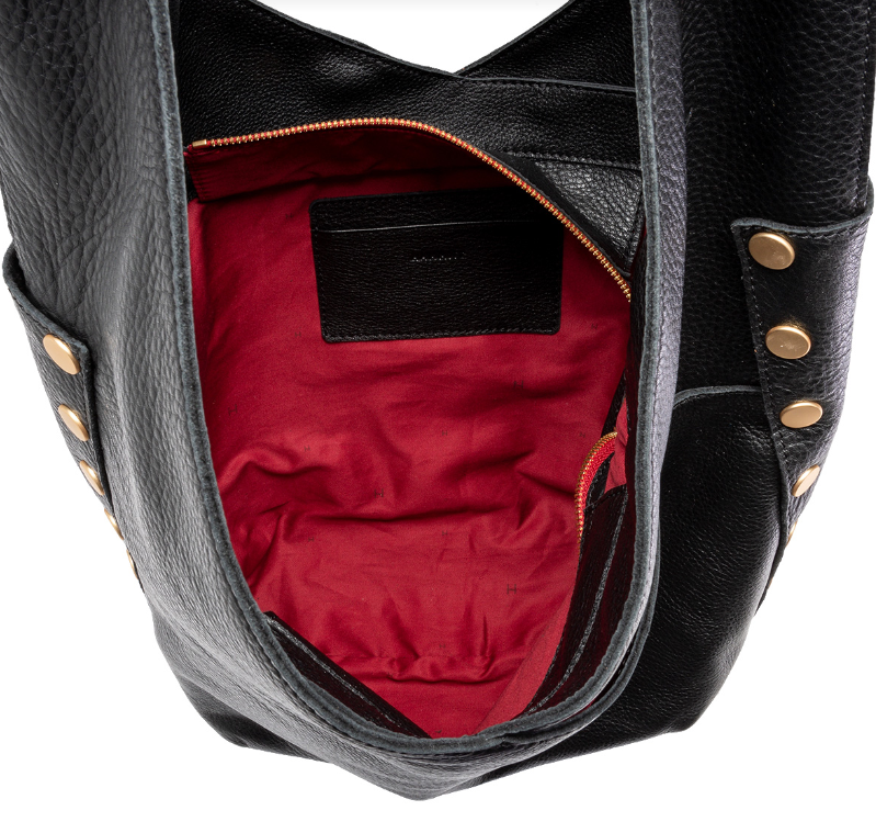 Hammitt Tom Zip Black BG Red Zip
