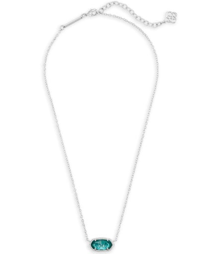 4217717626 ELISA PENDANT NECKLACE RHODIUM LONDON BLUE ONE SIZE