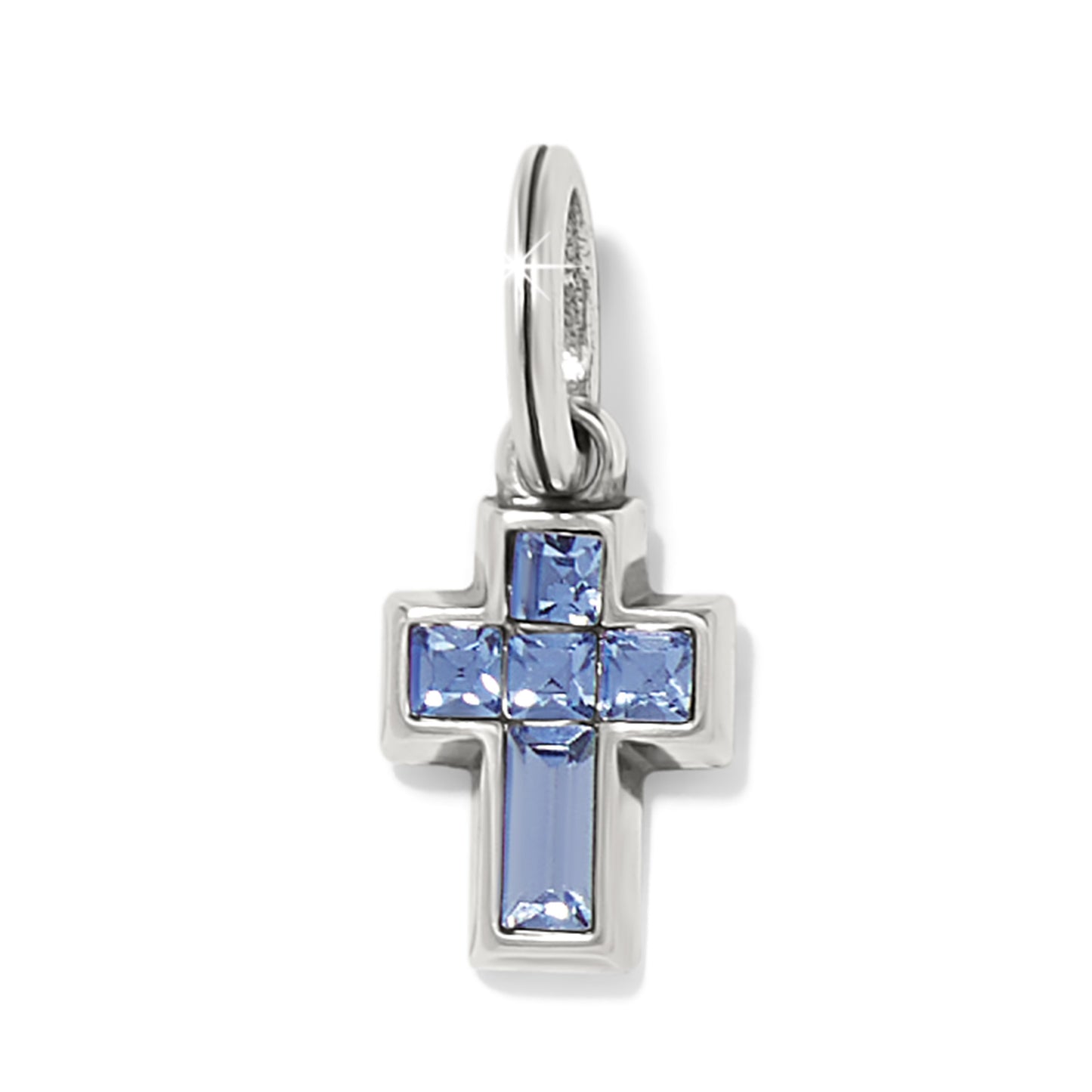 JC7403 Blue Cross Charm