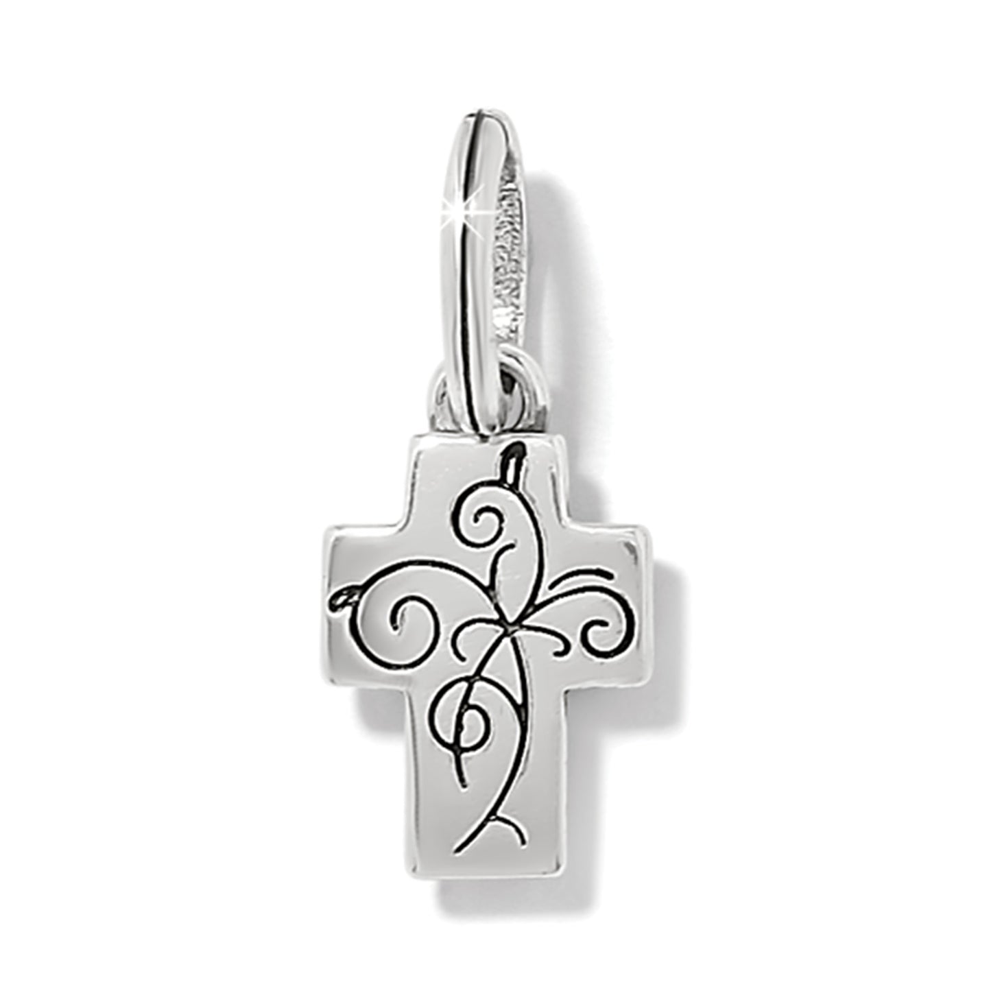 JC7403 Blue Cross Charm