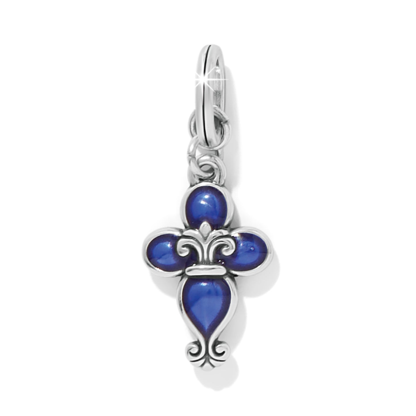 JC7623 Fleur De Lis Cross Charm