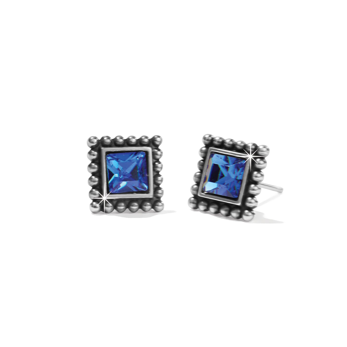 J22403 Sparkle Square Blue Mini Post