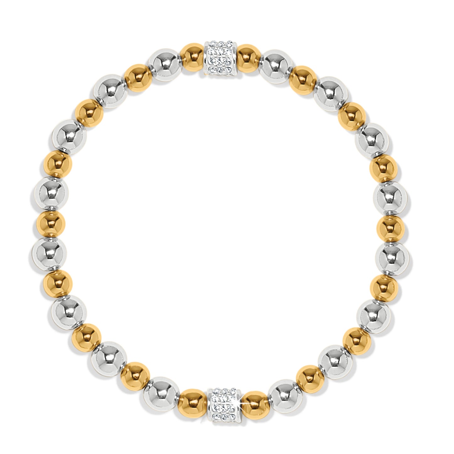 JF0292 Meridian Pet Sil/Gld Str Bracelet